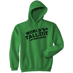 Worlds Tallest sprite Hoodie Funny Sarcastic Saint Patricks Day Sweatshirt - Crazy Dog Hoodie - 1 of 4