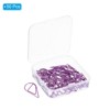 Unique Bargains Drop-Shaped Metal Prevent Tearing Pages Home Office Paper Clip 50 Pcs - 3 of 4