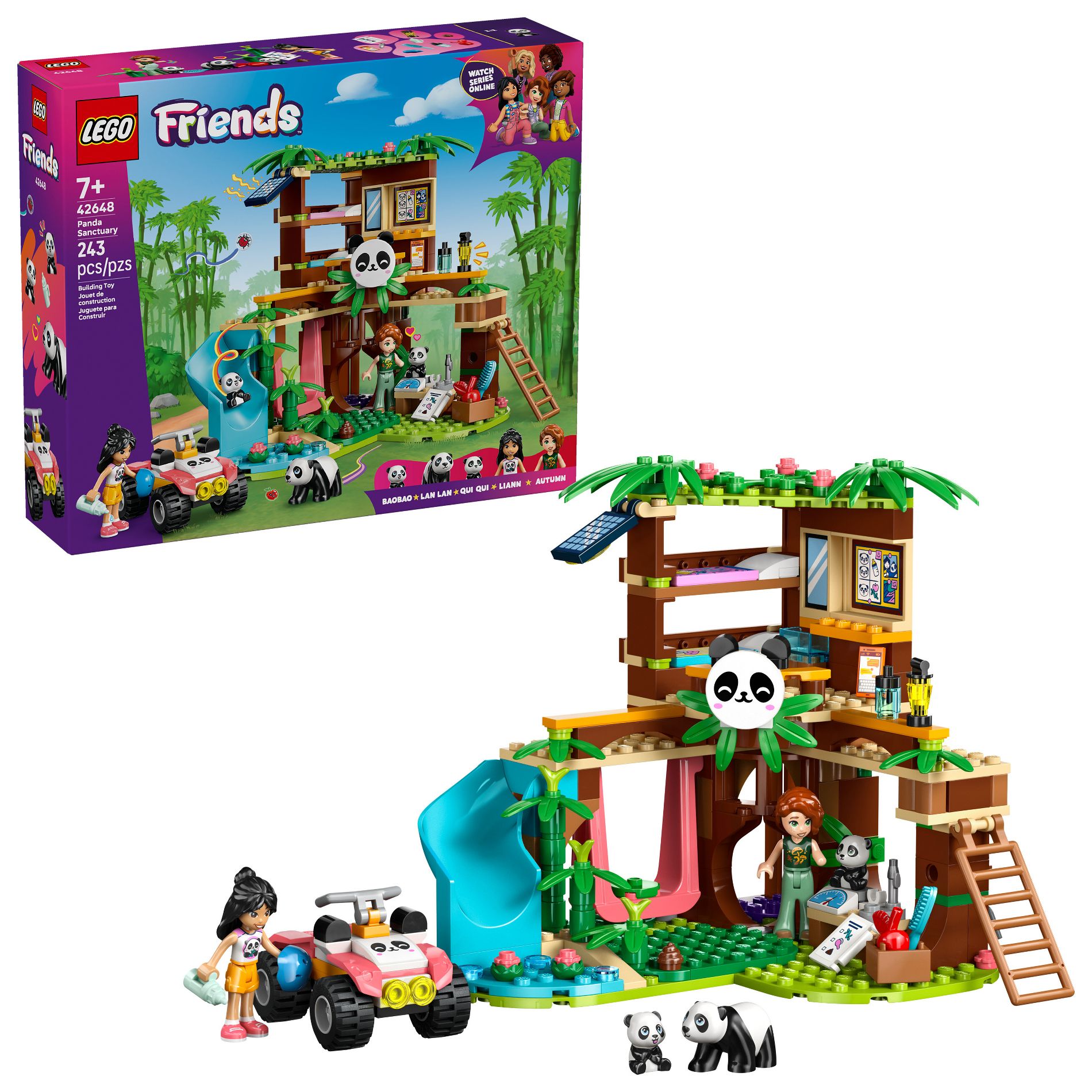 LEGO Friends Panda Sanctuary Animal Care Toy 42648