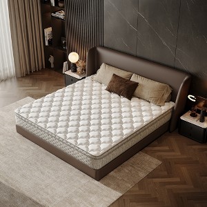 QingMoon Mattress, 12 Inch Hybrid Mattress in a Box, with Memory Foam and Pocket Spring for Pressure Relief, Comfort Sleep, Zoned Support - 1 of 4