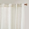 Yarn Dye Sheer Curtain Panel Pair(2 Pcs Window Panels) - 2 of 4