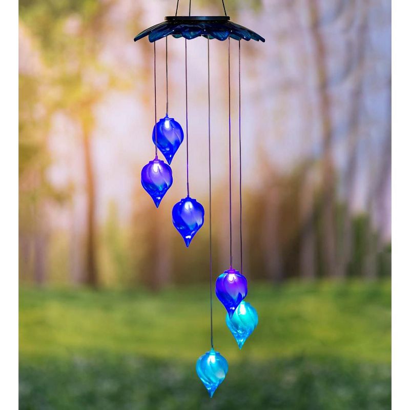 Wind & Weather Solar-Powered Lighted Color-Changing Teardrop Mobile, 4 of 10