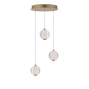 ET2 Lighting Rhythm 3 - Light Pendant in  Gold - 1 of 3