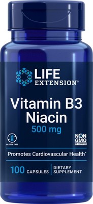 Vitamin B3 500 mg by Life Extension  -  100 Capsule