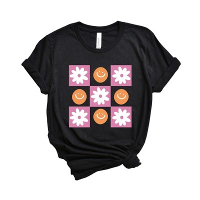 Simply Sage Market Women's Retro Smiley Face Short Sleeve Graphic Tee