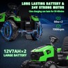 24V Kids Electric Car, 2 Seater Ride On Car for Kids, Excavator & Bulldozer, Electric Vehicle w/Trailer - 2 of 4