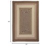 Colonial Mills Tiburon Braided Runner, Sandstorm 2'x5', Rectangle Shape - 2 of 3