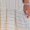 Women's Striped Spaghetti Strap Cover Up Dress with Criss-Cross Back - Cupshe - 2 of 4