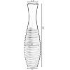 Uniquewise Elegant Decorative Tall Trumpet Shape Floor Vase in Brown Sleek Tall Floor Vase for Living Room, Entryway, or Dining Room - 4 of 4