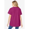 Woman Within Women's Plus Size Smocked Split Neck Tunic - 3 of 4