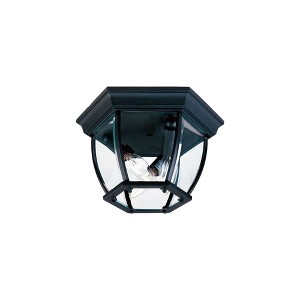 Maxim Lighting Crown Hill 3 - Light Flush Mount in  Black - 1 of 2
