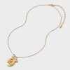 Floral Motif Locket with Charms - A New Day™ - 3 of 4