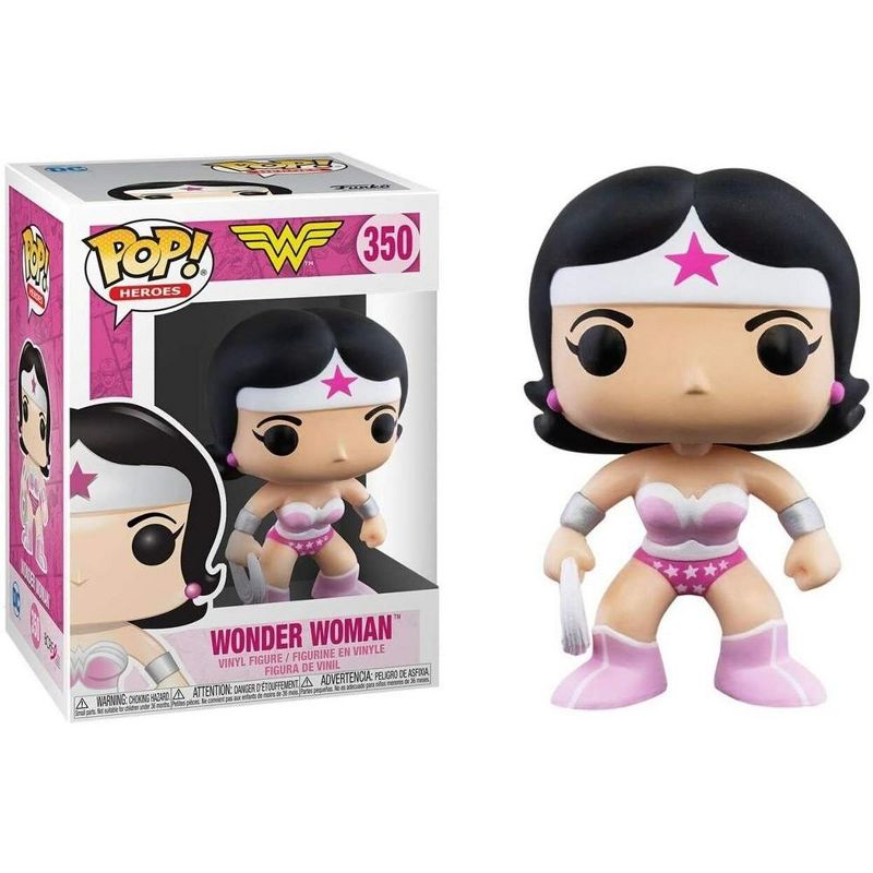 Funko Pop! DC Heroes: Breast Cancer Awareness - Wonder Woman #350 49989, 1 of 4