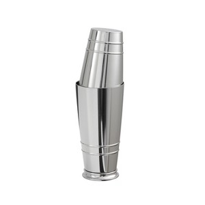 Crafthouse by Fortessa 11 Inch Two-Piece Polished Boston Cocktail Shaker, Stainless - 1 of 2