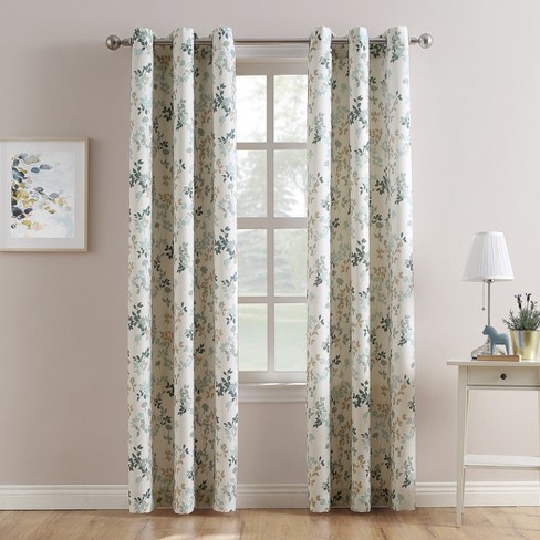 Carys Floral Print Curtains