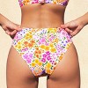 Women's Vibrant Floral Print Bikini Bottoms - Cupshe - 3 of 4