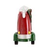 Whisen 11.3x4.4x8"H Christmas Plastic/Resin Camper With Mr & Mrs Santa Tea Time Led/Water Spinning/2 Way Switch - Red - 4 of 4