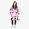 Tirrinia Wearable Blanket Oversized Hoodie for Adults, Patterns Sweatshirt Blanket, as Warm & Funny Gifts for Men Women Girlfriend - 4 of 4