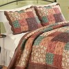 Collections Etc Autumn Patch Sham Set - 2 of 3