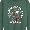 Women's - Peanuts - Christmas Kindness Lightweight French Terry Slouchy - 2 of 4
