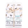 Hudson Baby Unisex Baby Cotton Flannel Receiving Blankets, Modern Neutral Safari, One Size - 2 of 4