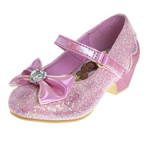 Pink high fashion heels for little girls