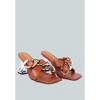 Wandy Link Chain Embellished Women Sandals - 2 of 4