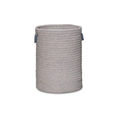 Colonial Mills  Sunbrella Sandstorm Woven Hampers - Blue 15"x15"x18"