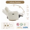 Spruce & Spring Power Swivel Recliner Chair Dual-Motor Nursery Glider with Lumber Pillow - 3 of 4