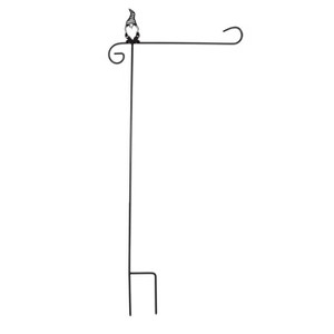 Briarwood Lane Wrought Iron Gnome Garden Flag Stand 40