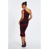 Quiz Women's Mesh Floral One Shoulder Maxi Dress - 2 of 4