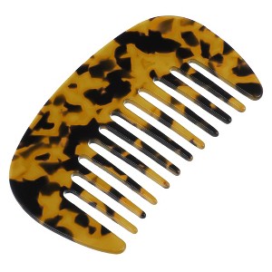 Unique Bargains Anti-Static Pocket Size Wide Tooth for Thick Curly Hair Detangling Comb 1 Pc - 1 of 4