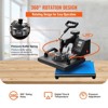 VEVOR Heat Press, 12x10Inch T-Shirt Press Machine, T-shirt Press Heat Press 30x23cm Printing Machine Heat Transfer Sublimation Machine, Black - 4 of 4