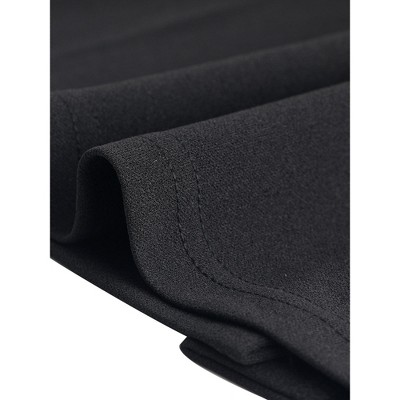 Allegra K Women's Mock Keyhole Neck Sleeveless Peplum Pencil Work Sheath Dress, 5 of 6