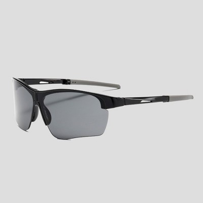 Anna-Kaci Active Women's Foldable Color-Changing UV-Protect Outdoor Sports Running Sunglasses- Black