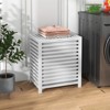 ALEXOUN 11.53 Gallons Bamboo Laundry Hamper with Removable Liner & Lid - Space-Saving for Bedroom, Laundry Room Organization,Apartments - 2 of 4