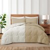 Peace Nest Lightweight Reversible Microfiber Down Alternative Comforter Set - 2 of 4