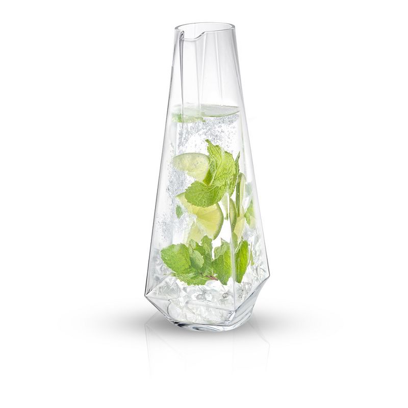 JoyJolt Infiniti Water Pitcher - 43 oz Deluxe Crystal Glass Lemonade Pitcher, 1 of 8