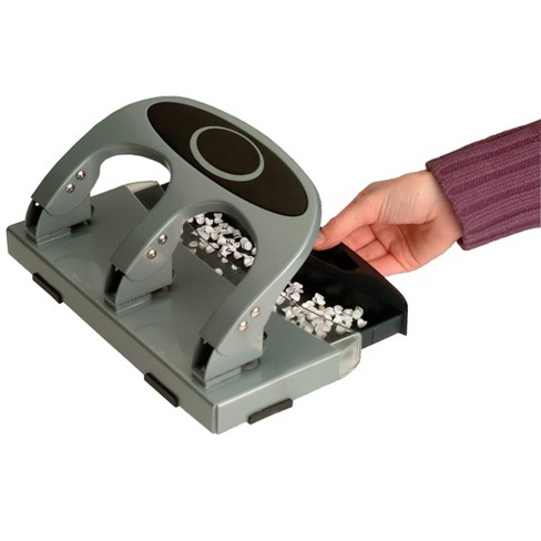 Officemate Deluxe 3-Hole Heavy Duty Punch, 45 Sheets