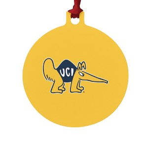 UC Irvine Secondary Logo Aluminum Holiday Christmas Tree Ornament - 1 of 4