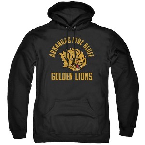 University of Arkansas at Pine Bluff Official Golden Lions Logo Adult Pull-Over Hoodie - 1 of 4