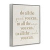 Stupell Industries Motivational Doing Good Phrase Black Framed Giclee Art - 3 of 4