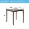 Grungis Square Dining Table for 4 Person,Modern Kitchen Table for Kitchen,Living Room - 3 of 4