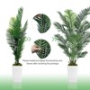 Artificial Tree in Pot with Realistic Leaves & Natural Wood Trunk 5FT/6FT/7FT/8FT - 4 of 4