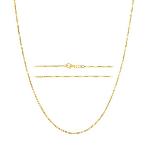 Gold ^ 925 Silver purchases Cable Necklace Chain