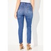 Catherines Women's Plus Size Synergy Slimming Straight Leg Jean - 3 of 4