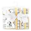Hudson Baby Cotton Flannel Burp Cloths, Cute Farm 10-Pack, One Size - 2 of 4