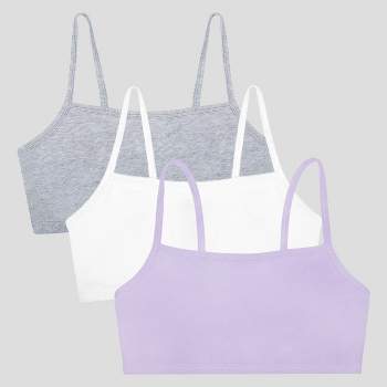 Fruit Of The Loom Women's Tank Style Cotton Sports Bra 6-pack Sand
