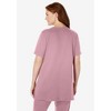Woman Within Plus Size 7-Day Short-Sleeve Baseball Tunic - 3 of 4