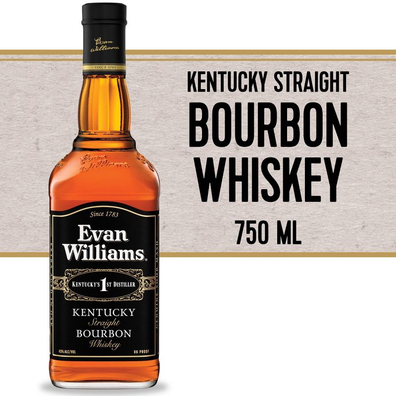 Evan Williams Bourbon Whiskey - 750ml Bottle, 5 of 10